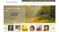 Desktop Screenshot of brennermortuary.com